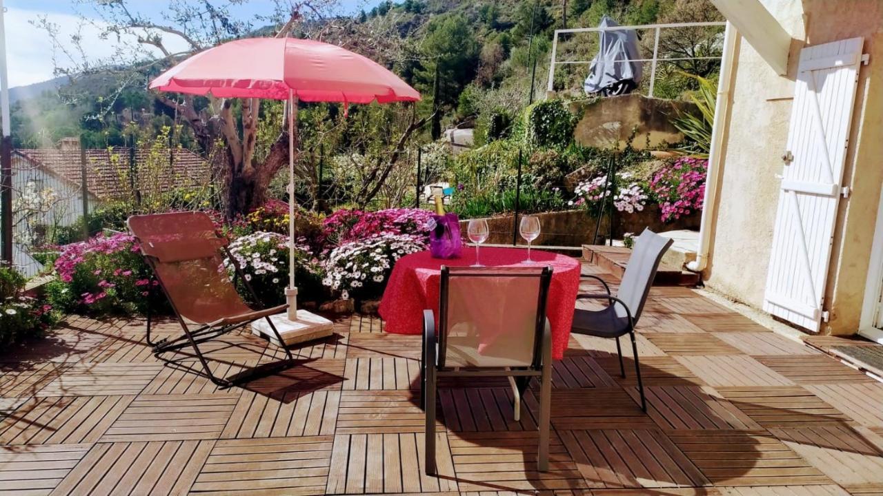 Studio Le Romantique A 20 Kms De Nice Bendéjun Eksteriør bilde