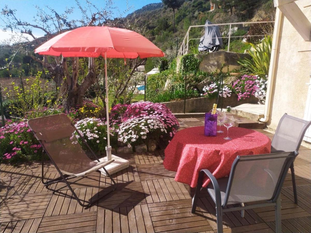 Studio Le Romantique A 20 Kms De Nice Bendéjun Eksteriør bilde