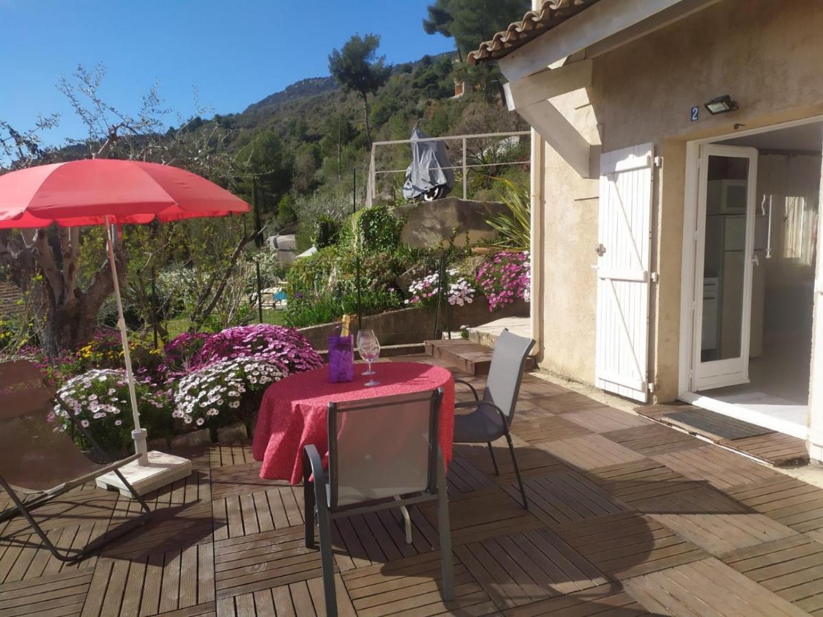 Studio Le Romantique A 20 Kms De Nice Bendéjun Eksteriør bilde